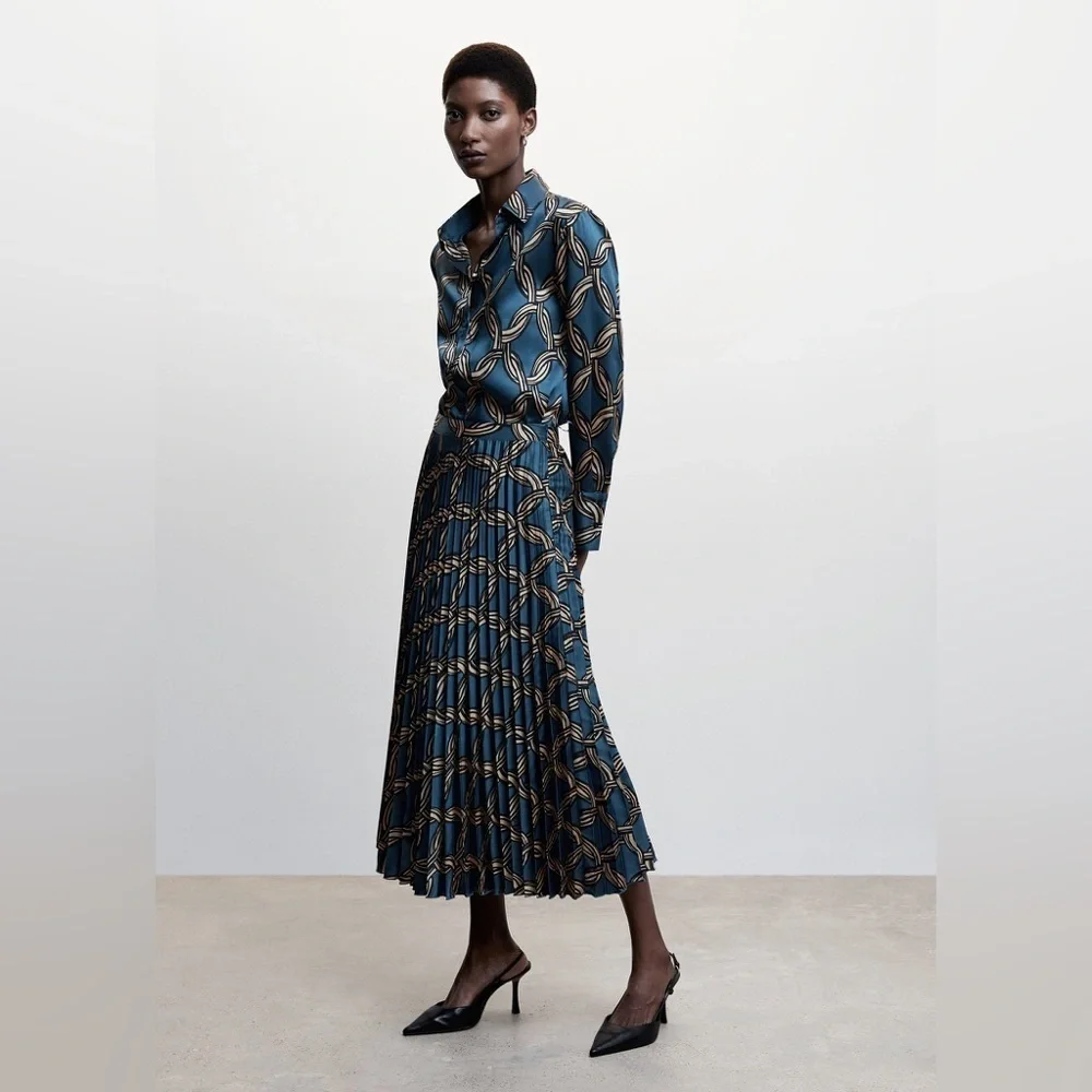 NWOT Mango Midi Skirt - Picture 3 of 11